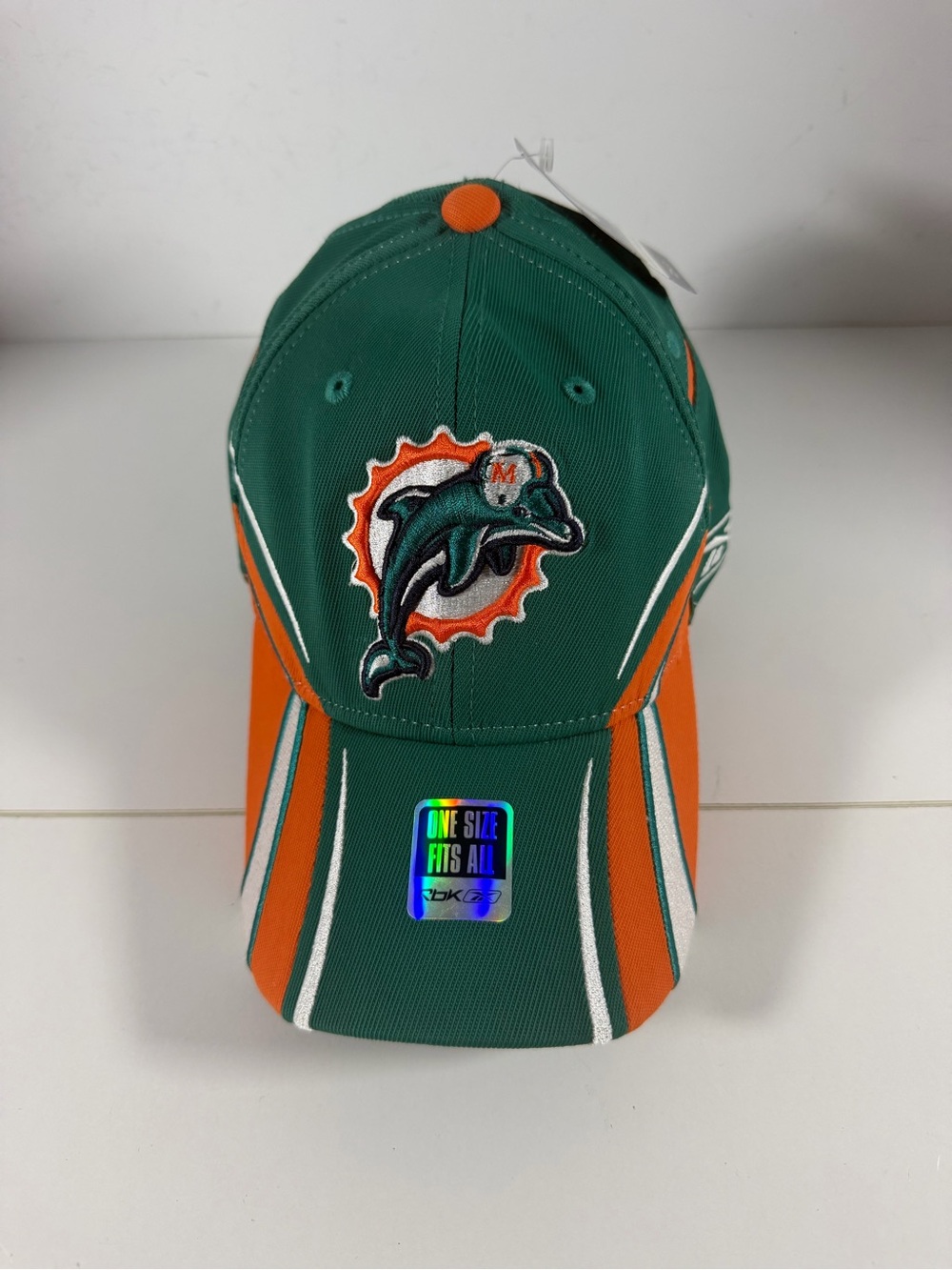 Reebok Miami Dolphins Embroidered Adjustable Cap OS